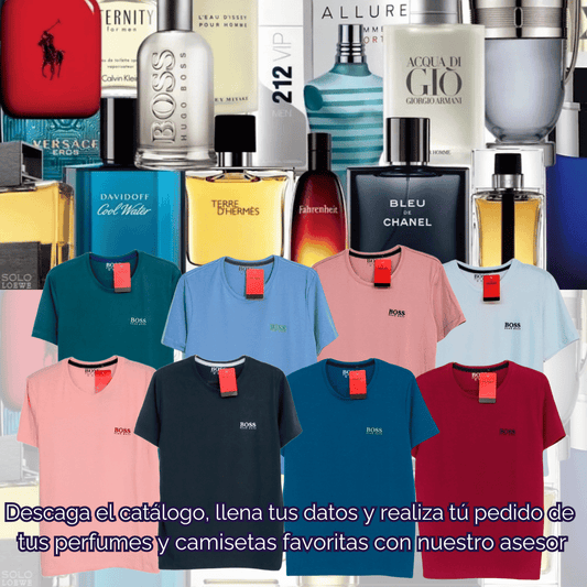 SUPER PROMOCIÓN 3 Perfumes + 3 Camisetas BOSS
